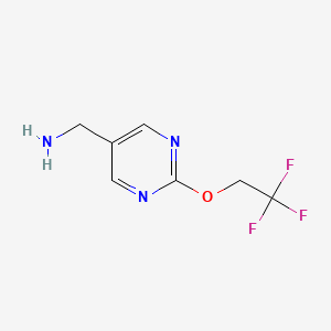 (2-(2,2,2-Trifluoroethoxy)pyrimidin-5-YL)methanamine