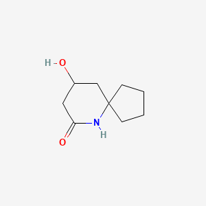 9-Hydroxy-6-azaspiro[4.5]decan-7-one