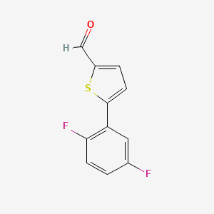 5-(2,5-Difluorophenyl)thiophene-2-carbaldehyde