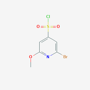 2-Bromo-6-methoxypyridine-4-sulfonyl chloride