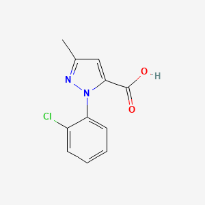 molecular formula C11H9ClN2O2 B14864364 1-(2-Chlorophenyl)-3-methyl-1H-pyrazole-5-carboxylic acid 