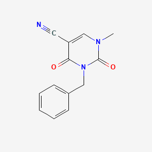 3-Benzyl-1-methyl-2,4-dioxo-1,2,3,4-tetrahydropyrimidine-5-carbonitrile