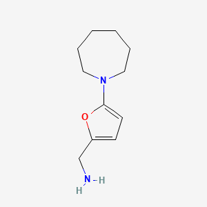 (5-(Azepan-1-yl)furan-2-yl)methanamine