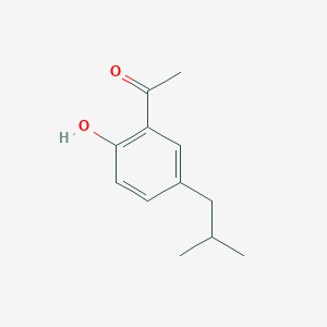 molecular formula C12H16O2 B14864389 1-(2-Hydroxy-5-isobutylphenyl)ethanone 