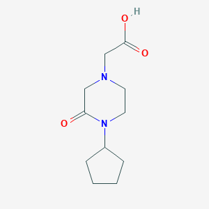 (4-Cyclopentyl-3-oxo-piperazin-1-YL)-acetic acid