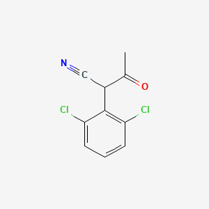 B1486442 2-(2,6-Dichlorophenyl)-3-oxobutanenitrile CAS No. 186196-04-3