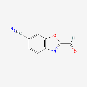 2-Formyl-1,3-benzoxazole-6-carbonitrile