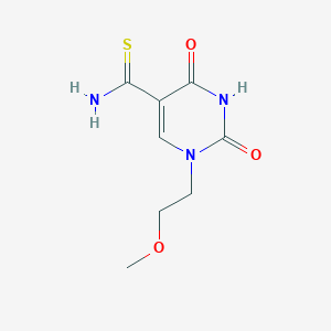 1-(2-Methoxyethyl)-2,4-dioxo-1,2,3,4-tetrahydropyrimidine-5-carbothioamide