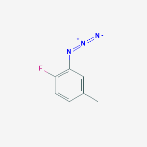 molecular formula C7H6FN3 B1486448 2-Azido-1-fluoro-4-methylbenzene CAS No. 1152586-23-6