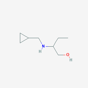 molecular formula C8H17NO B1486449 2-[(Cyclopropylmethyl)amino]butan-1-ol CAS No. 1156169-03-7