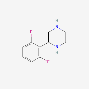 molecular formula C10H12F2N2 B14864495 2-(2,6-Difluorophenyl)piperazine 