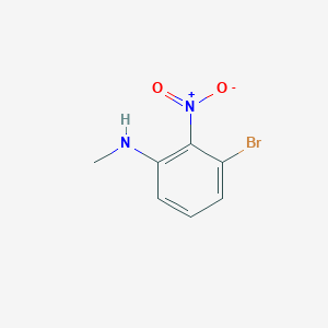 molecular formula C7H7BrN2O2 B1486451 3-bromo-N-methyl-2-nitroaniline CAS No. 1150617-53-0