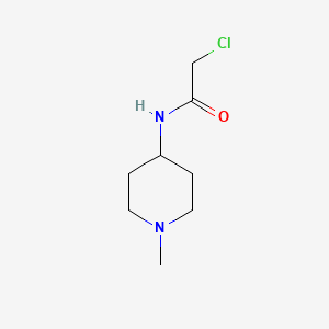 molecular formula C8H15ClN2O B1486454 2-Chloro-N-(1-methylpiperidin-4-yl)acetamide CAS No. 1096305-49-5
