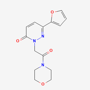 6-(furan-2-yl)-2-(2-morpholino-2-oxoethyl)pyridazin-3(2H)-one