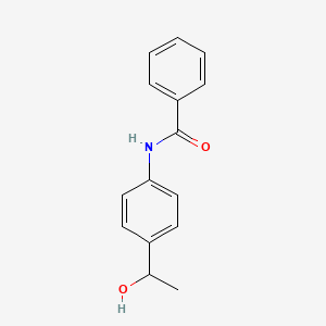 molecular formula C15H15NO2 B1486458 N-[4-(1-hydroxyethyl)phenyl]benzamide CAS No. 1156379-24-6