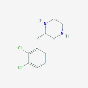 molecular formula C11H14Cl2N2 B14864585 2-(2,3-Dichloro-benzyl)-piperazine 