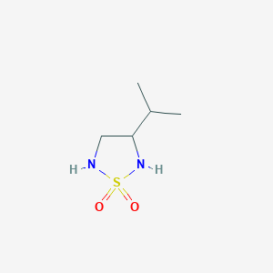 molecular formula C5H12N2O2S B14864599 3-Isopropyl-1,2,5-thiadiazolidine 1,1-dioxide 