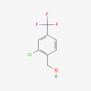 molecular formula C8H6ClF3O B1486463 2-Chloro-4-(trifluoromethyl)benzyl alcohol CAS No. 56456-51-0