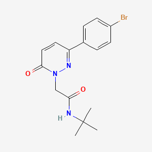 2-[3-(4-bromophenyl)-6-oxopyridazin-1(6H)-yl]-N-tert-butylacetamide