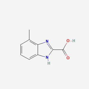 molecular formula C9H8N2O2 B1486464 4-Methyl-1H-benzimidazole-2-carboxylic acid CAS No. 673487-32-6