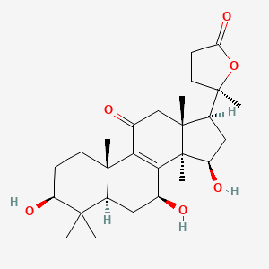 3beta,7beta,15beta-Trihydroxy-11-oxo-lanosta-8-en-24->20 lactone