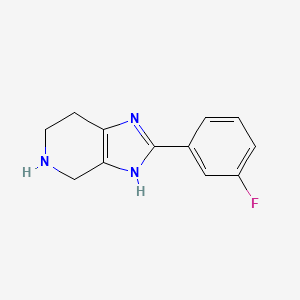 2-(3-Fluorophenyl)-4,5,6,7-tetrahydro-1H-imidazo[4,5-C]pyridine