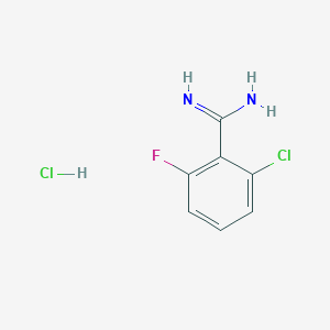 2-Chloro-6-fluoro-benzamidine hydrochloride