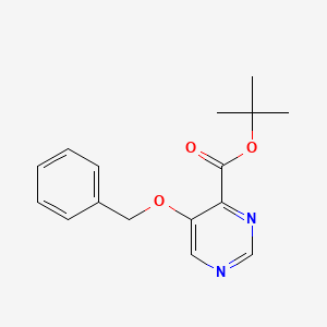 Tert-butyl 5-(benzyloxy)pyrimidine-4-carboxylate