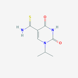 1-Isopropyl-2,4-dioxo-1,2,3,4-tetrahydropyrimidine-5-carbothioamide