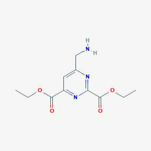 Diethyl 6-(aminomethyl)pyrimidine-2,4-dicarboxylate