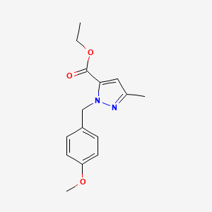 Ethyl 1-(4-methoxybenzyl)-3-methyl-1H-pyrazole-5-carboxylate