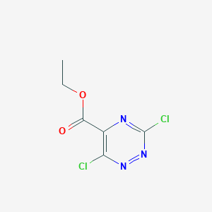 molecular formula C6H5Cl2N3O2 B14864870 Ethyl 3,6-dichloro-1,2,4-triazine-5-carboxylate CAS No. 1260664-55-8