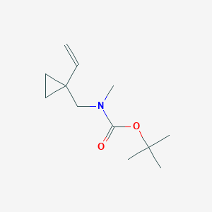 molecular formula C12H21NO2 B14864912 Tert-butyl methyl((1-vinylcyclopropyl)methyl)carbamate 