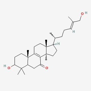 (10S,13R,14R,17R)-3-hydroxy-17-[(E,2R)-7-hydroxy-6-methylhept-5-en-2-yl]-4,4,10,13,14-pentamethyl-1,2,3,5,6,11,12,15,16,17-decahydrocyclopenta[a]phenanthren-7-one