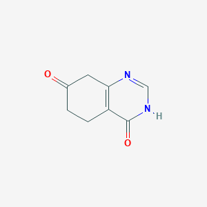 molecular formula C8H8N2O2 B14864919 4-Hydroxy-5,6,7,8-tetrahydroquinazolin-7-one 