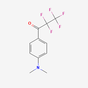 1-(4-Dimethylaminophenyl)-2,2,3,3,3-pentafluoropropan-1-one