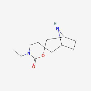 molecular formula C12H20N2O2 B14864931 3'-Ethyl-8-azaspiro[bicyclo[3.2.1]octane-3,6'-[1,3]oxazinan]-2'-one 