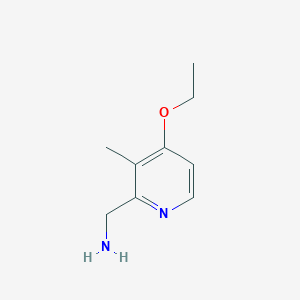 (4-Ethoxy-3-methylpyridin-2-YL)methanamine