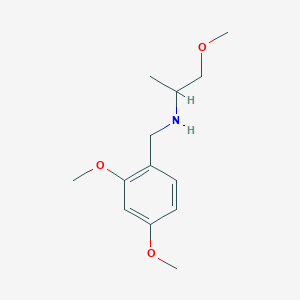 molecular formula C13H21NO3 B1486495 [(2,4-二甲氧苯基)甲基](1-甲氧基丙-2-基)胺 CAS No. 1019578-20-1