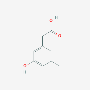 molecular formula C9H10O3 B14864960 2-(3-Hydroxy-5-methylphenyl)acetic acid 