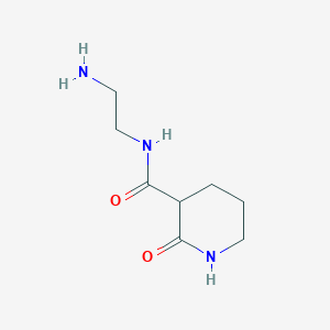 molecular formula C8H15N3O2 B14864984 N-(2-aminoethyl)-2-oxopiperidine-3-carboxamide 