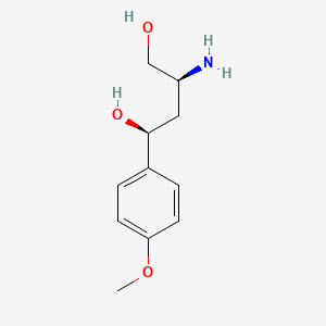 molecular formula C11H17NO3 B14864986 (1S,3S)-3-Amino-1-(4-methoxyphenyl)-1,4-butanediol 