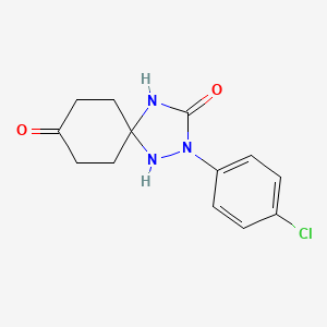 2-(4-Chlorophenyl)-1,2,4-triazaspiro(4.5)decane-3,8-dione