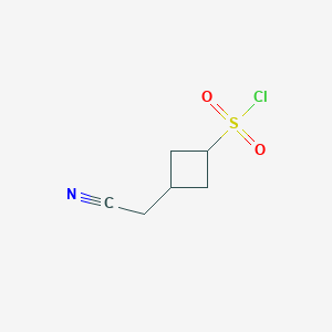 3-(Cyanomethyl)cyclobutane-1-sulfonyl chloride