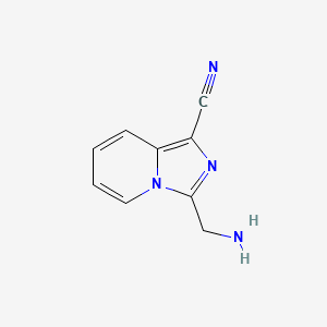 3-(Aminomethyl)imidazo[1,5-a]pyridine-1-carbonitrile