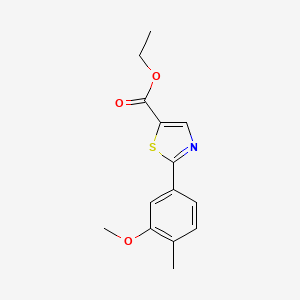 Ethyl 2-(3-methoxy-4-methylphenyl)thiazole-5-carboxylate