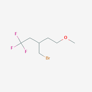 3-(Bromomethyl)-1,1,1-trifluoro-5-methoxypentane