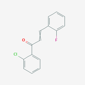 1-(2-Chlorophenyl)-3-(2-fluorophenyl)prop-2-en-1-one