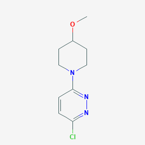molecular formula C10H14ClN3O B1486512 3-氯-6-(4-甲氧基哌啶-1-基)哒嗪 CAS No. 1096303-16-0