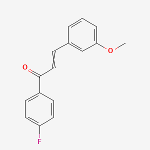 1-(4-Fluorophenyl)-3-(3-methoxyphenyl)prop-2-en-1-one